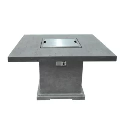 Elementi Birmingham Fire Table 48" X 48" 8 Elementi Birmingham Fire Table 48" X 48" -AMS FIREPLACE Sales OFG202 Birmingham Dining Table with Stainless Steel Lid web 29498.1625266458