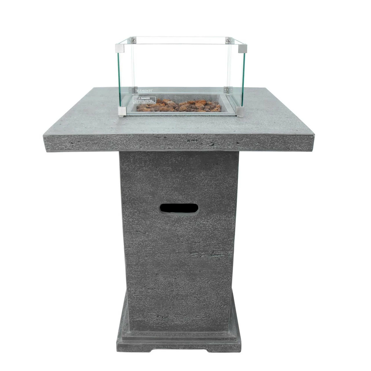 Elementi Montreal Bar Fire Table 34" X 34" 9 Elementi Montreal Bar Fire Table 34" X 34" - Image 7