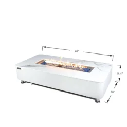 Elementi Plus Athens Fire Table 21 Elementi Plus Athens Fire Table -AMS FIREPLACE Sales OFP102BW Bianco White Athens Porcelain Top Fire Table 6 93931.1675362140