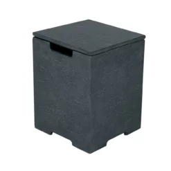 Elementi Plus Square Propane Tank Cover LG/DG 8 Elementi Plus Square Propane Tank Cover LG/DG -AMS FIREPLACE Sales ONB405DG 72471 50119.1674674668