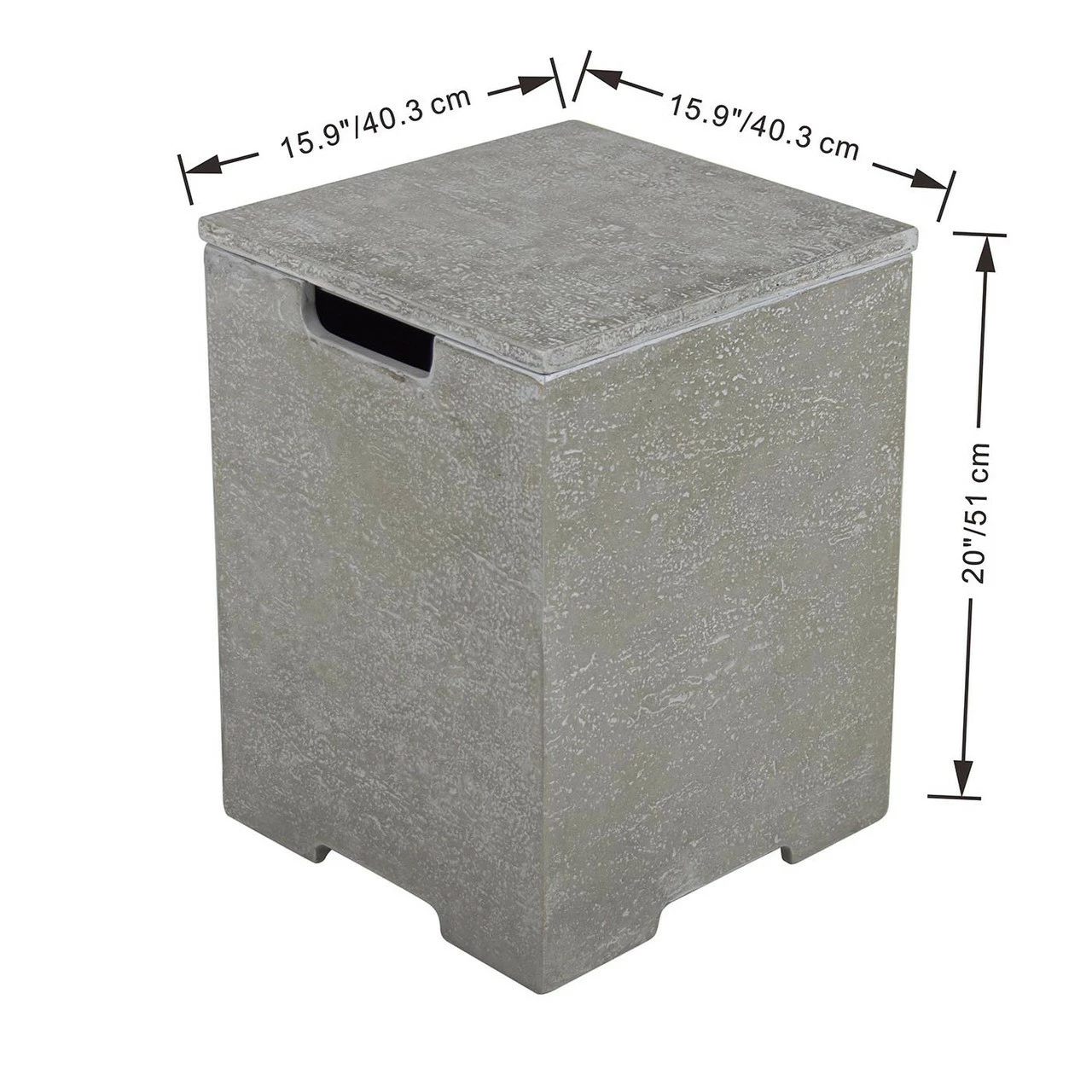 Elementi Plus Square Propane Tank Cover LG/DG 4 Elementi Plus Square Propane Tank Cover LG/DG - Image 2