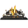 Birch Log Set For GDIX4N Fireplace Insert - Napoleon -AMS FIREPLACE Sales Oakville GDIX4 MediaKits BirchLogset with flames 70912.1640877540.1280.1280 12755.1640877918