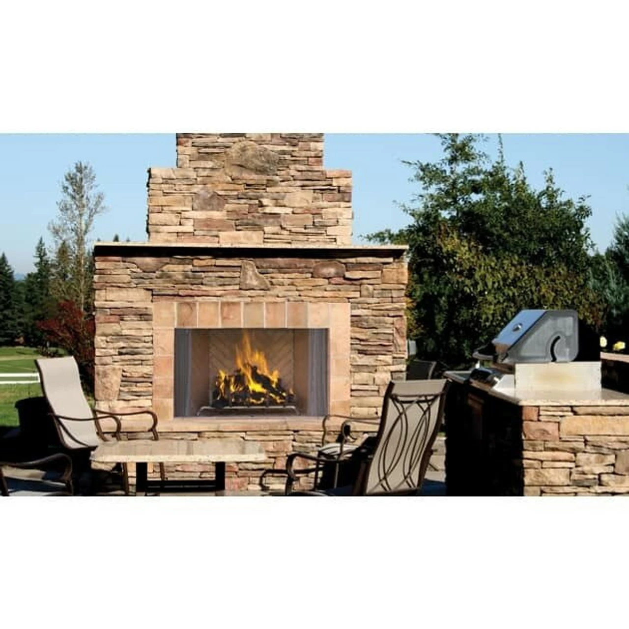 WRE6000 Series Outdoor Wood Burning Fireplace | Superior Fireplaces 4 WRE6000 Series Outdoor Wood Burning Fireplace | Superior Fireplaces - Image 2
