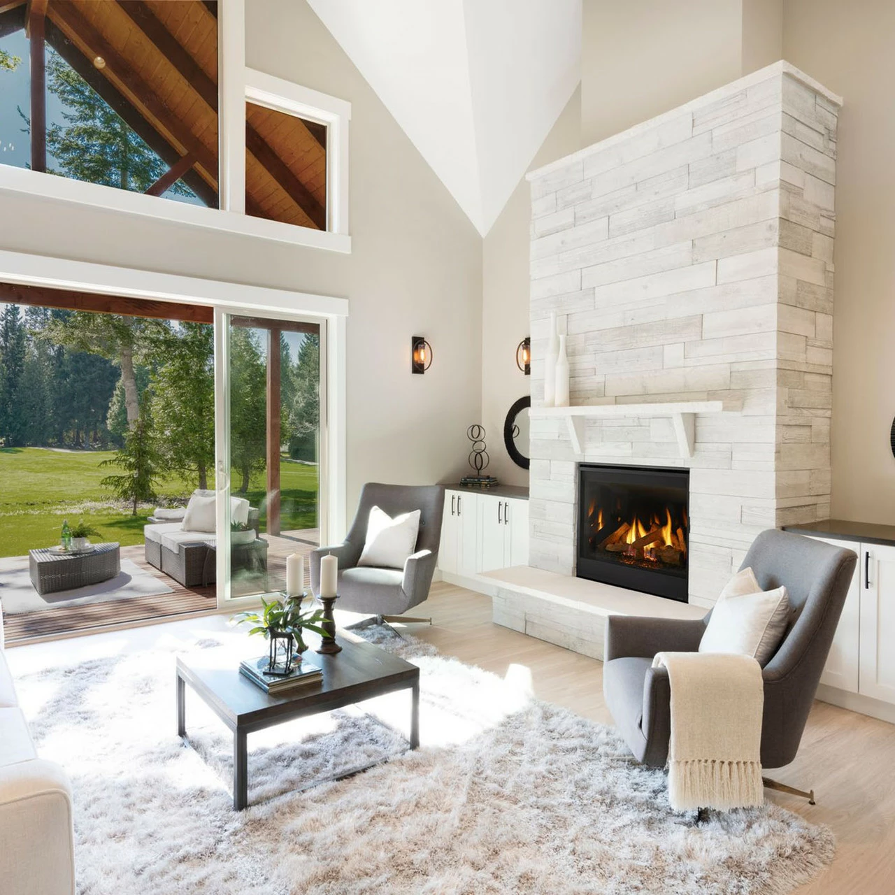 Quartz 32" Direct Vent Gas Fireplace | Majestic 6 Quartz 32" Direct Vent Gas Fireplace | Majestic - Image 4