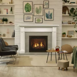 Quartz 36" Direct Vent Gas Fireplace | Majestic 8 Quartz 36" Direct Vent Gas Fireplace | Majestic -AMS FIREPLACE Sales Quartz Platinum 36 with bronze contemporary front and tavern brown brick interior panels result 83785.1662646993.1280.1280 72364.1662654692