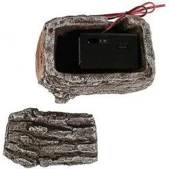 Rasmussen Ceramic Log House For SE And RE Remote Receivers
