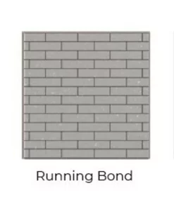 Running Bond Black Isokern Firebricks Full Brick 260 Count - FULL-BK-260R