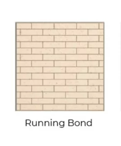 Running Bond Cream Isokern Firebricks Full Brick 90 Count - 15461001-90R