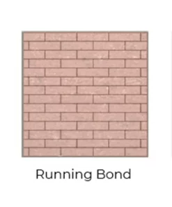 Running Bond Red Isokern Firebricks SPLIT Brick 130 Count- 15422002-130R