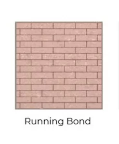 Running Bond Red Isokern Firebricks Full Brick 260 Count- 15461002-260R