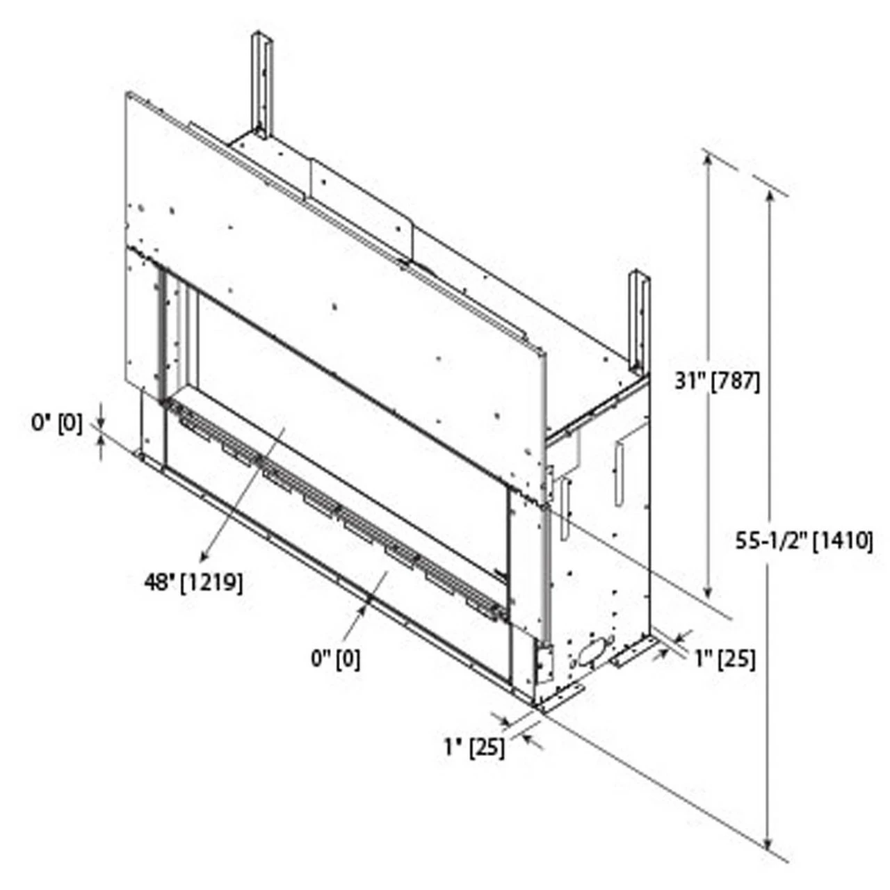 Echelon II 48" Direct Vent Fireplace | Majestic 7 Echelon II 48" Direct Vent Fireplace | Majestic - Image 6