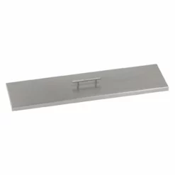 Linear Fire Pit Pan Cover - Stainless Steel