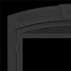 Black Surround With Operable Screen For GX70 Fireplace - Napoleon
