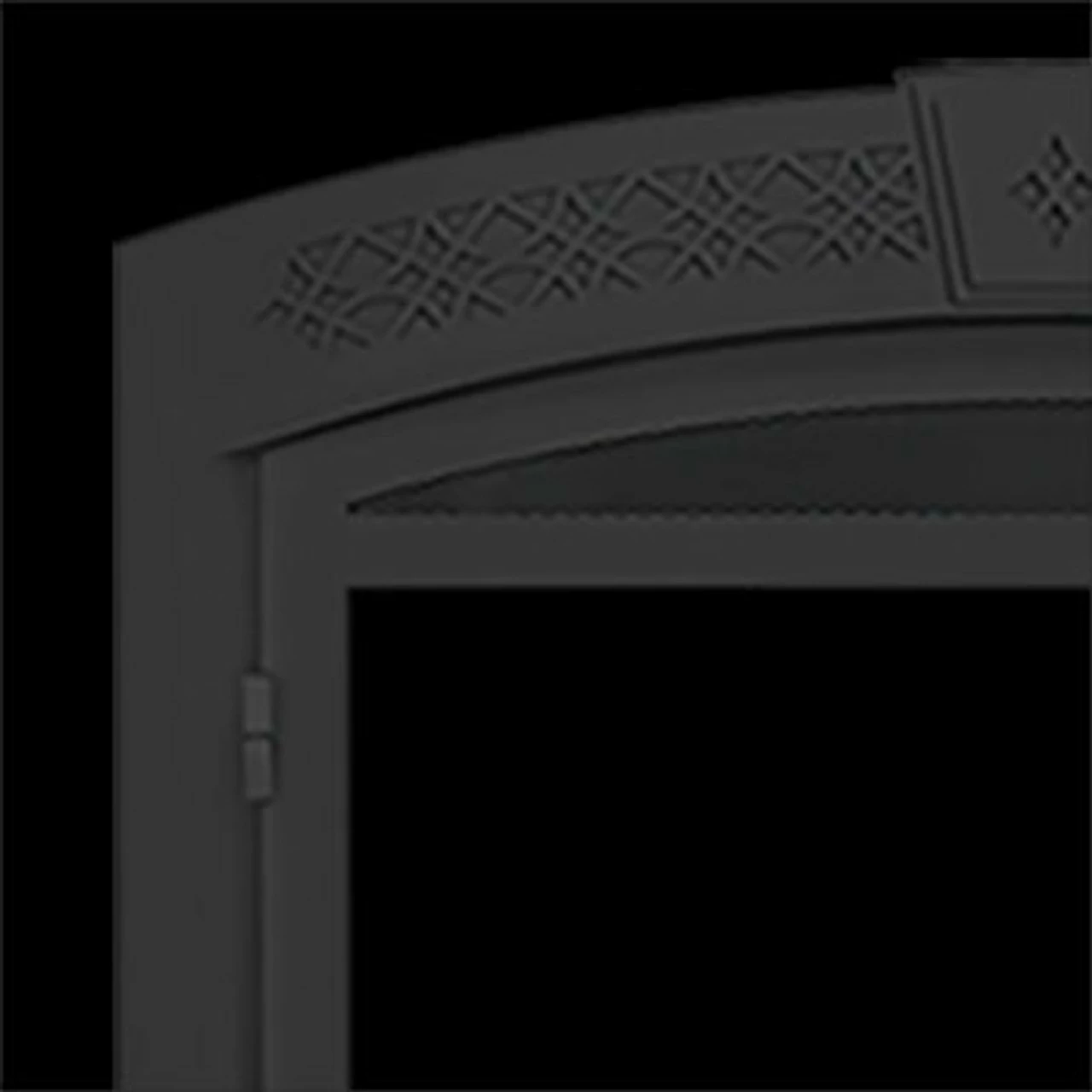 Black Surround With Operable Screen For GX70 Fireplace - Napoleon 3 Black Surround With Operable Screen For GX70 Fireplace - Napoleon