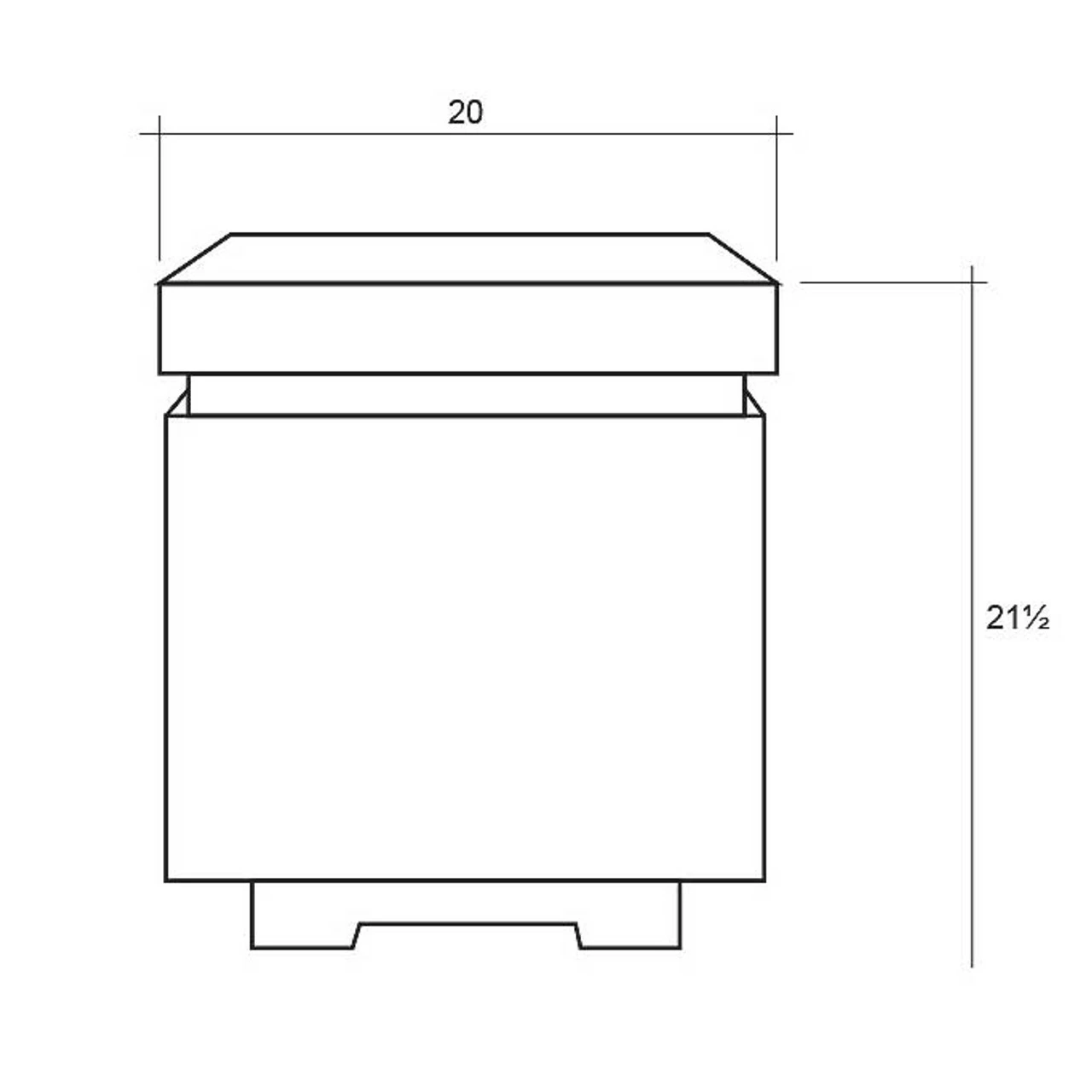 TAVConcrete Propane Enclosure 20" X 20" 12 TAVConcrete Propane Enclosure 20" X 20" - Image 10