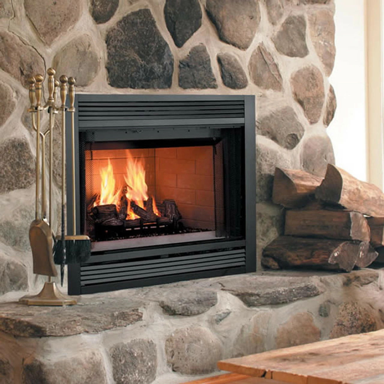 Sovereign 42" Heat Circulating Wood Burning Fireplace | Majestic 3 Sovereign 42" Heat Circulating Wood Burning Fireplace | Majestic