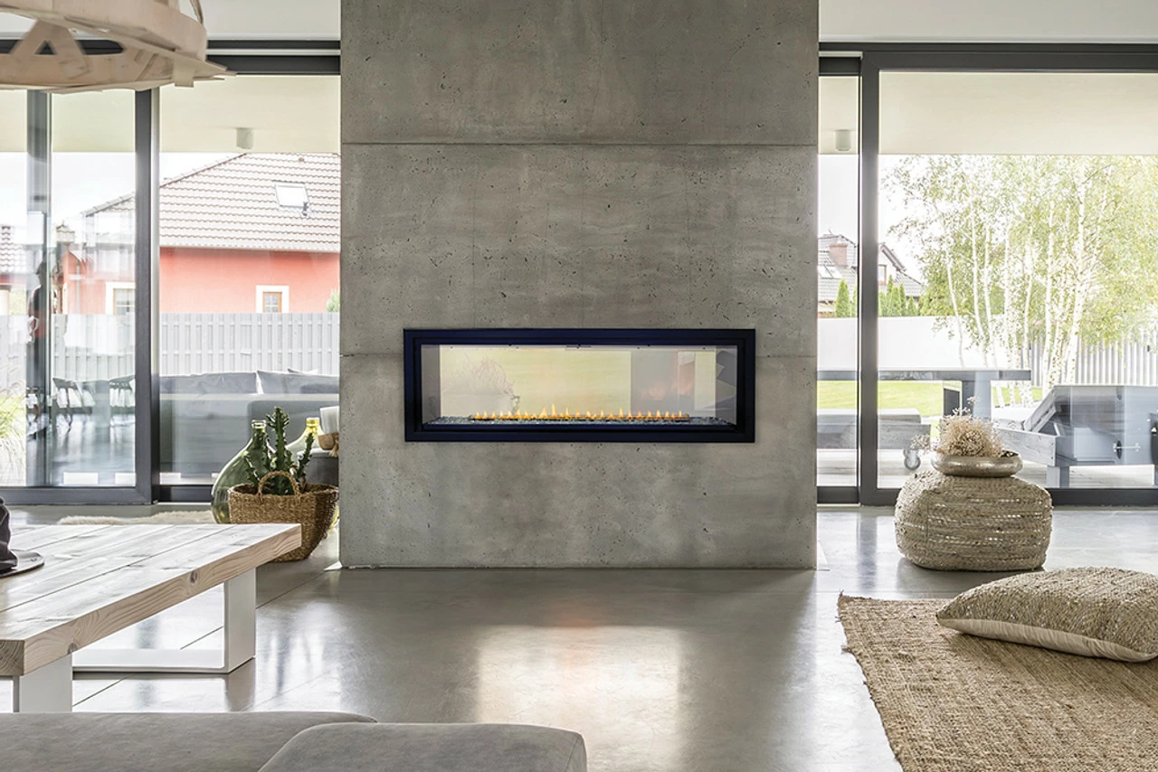 48" Boulevard Vent Free See Through Linear Fireplace | American Hearth 3 48" Boulevard Vent Free See Through Linear Fireplace | American Hearth