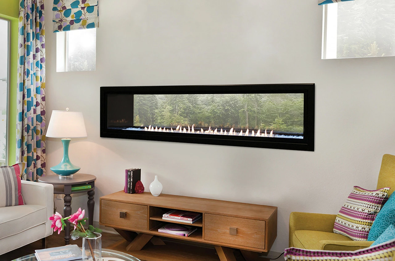 60" Boulevard Vent Free See Through Linear Fireplace - American Hearth 3 60" Boulevard Vent Free See Through Linear Fireplace - American Hearth