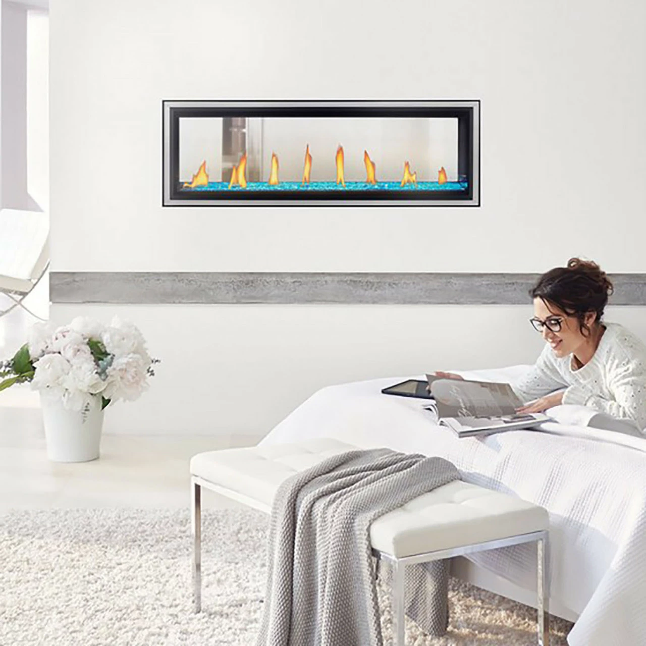 Vector 50" See Through Gas Fireplace - Napoleon 3 Vector 50" See Through Gas Fireplace - Napoleon