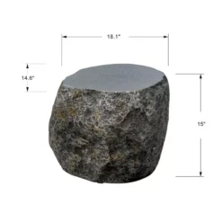 Elementi Boulder Seat 19" X 17" 8 Elementi Boulder Seat 19" X 17" -AMS FIREPLACE Sales X8 ILg Q 51105.1675293012