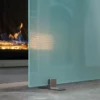 Acid Etched Modern Freestanding Glass Fireplace Screen | AMS Fireplace 2 Acid Etched Modern Freestanding Glass Fireplace Screen | AMS Fireplace -AMS FIREPLACE Sales acid eched glass free standing screen 1 23054.1606343777