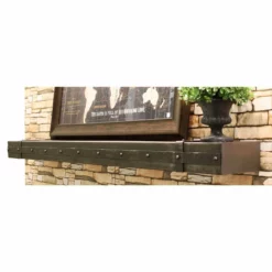 6ft Steel Mantel Shelf 11 6ft Steel Mantel Shelf -AMS FIREPLACE Sales aged iron banding mantel 33300.1556749831