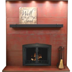 4ft Steel Mantel Shelf -AMS FIREPLACE Sales ams steel mantel 35725.1556749825