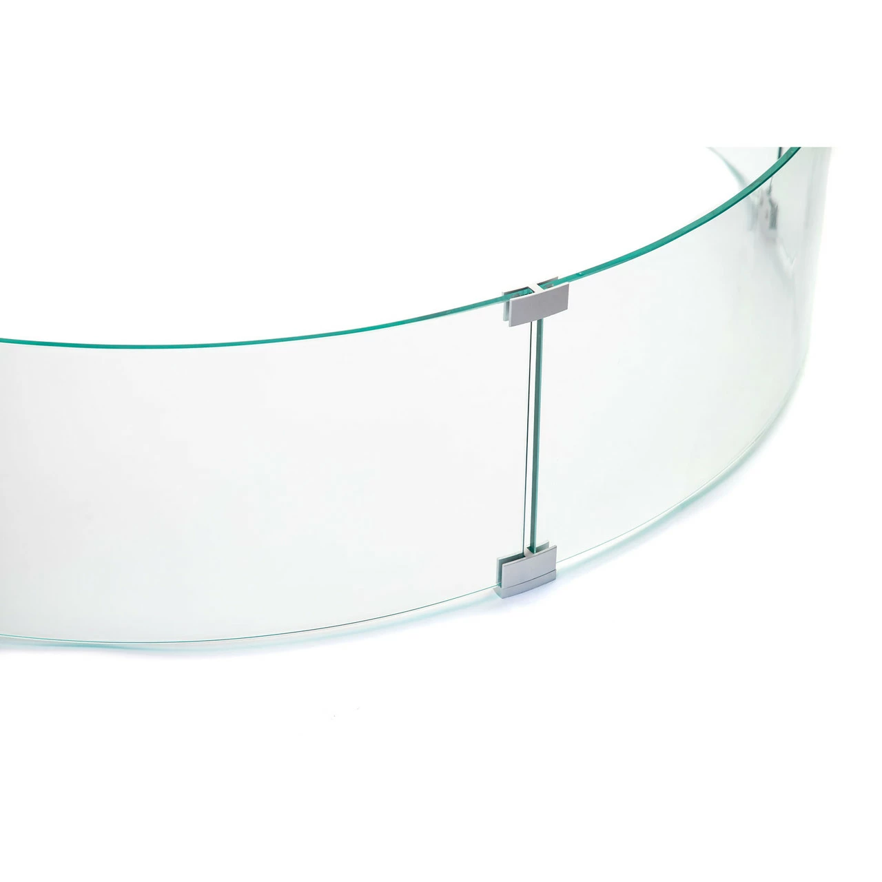 AMS Fire Pit Table Round Glass Wind Guard - 1/4" Thick Glass - Fire Flame Guard 8 AMS Fire Pit Table Round Glass Wind Guard - 1/4" Thick Glass - Fire Flame Guard - Image 6