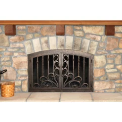 Arcadia Arched Fireplace Door - Wrought Iron 8 Arcadia Arched Fireplace Door - Wrought Iron -AMS FIREPLACE Sales arcadia 10 arch web2 59291.1582065369