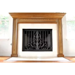 Arcadia Rectangular Fireplace Door - Wrought Iron 23 Arcadia Rectangular Fireplace Door - Wrought Iron -AMS FIREPLACE Sales arcadia 10 rectangular fireplace door web5 76958.1581639489