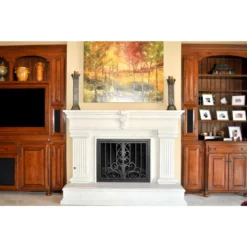 Arcadia Rectangular Fireplace Door - Wrought Iron 24 Arcadia Rectangular Fireplace Door - Wrought Iron -AMS FIREPLACE Sales arcadia 10 rectangular fireplace door web6 49920.1581639489