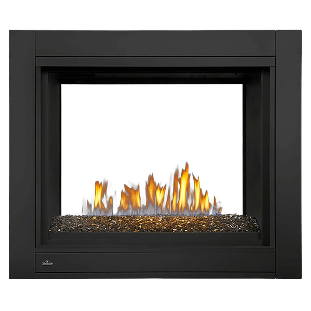 Ascent Multi-View See Through Fireplace With Glass Ember Bed Burner Assembly - Napoleon 5 Ascent Multi-View See Through Fireplace With Glass Ember Bed Burner Assembly - Napoleon - Image 3