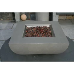 Modeno Aurora Fire Table -AMS FIREPLACE Sales aurora fire pit with red coals large 81631.1675194946