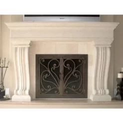 Azalea Rectangular Fireplace Door - Wrought Iron 17 Azalea Rectangular Fireplace Door - Wrought Iron -AMS FIREPLACE Sales azalea 6 07 web 79079.1581631319
