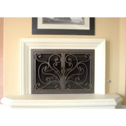 Azalea Rectangular Fireplace Door - Wrought Iron 18 Azalea Rectangular Fireplace Door - Wrought Iron -AMS FIREPLACE Sales azalea 6 08 web 95311.1581631319