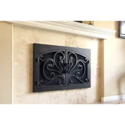 Azalea Rectangular Inside Arch Fireplace Door - Wrought Iron 7 Azalea Rectangular Inside Arch Fireplace Door - Wrought Iron -AMS FIREPLACE Sales azalea 6 arch rec web1 29007.1582140462