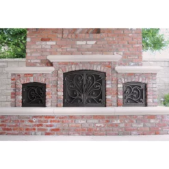 Azalea Arched Fireplace Door - Wrought Iron 7 Azalea Arched Fireplace Door - Wrought Iron -AMS FIREPLACE Sales azalea 6 arch web2 58710.1582825351