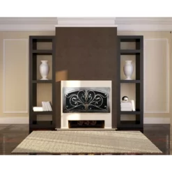 Azalea Rectangular Fireplace Door - Wrought Iron 19 Azalea Rectangular Fireplace Door - Wrought Iron -AMS FIREPLACE Sales azalia 6 living room web 80580.1581631319