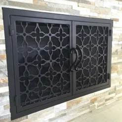 Batista Rectangular Fireplace Door - Wrought Iron 17 Batista Rectangular Fireplace Door - Wrought Iron -AMS FIREPLACE Sales batista 11 rectangular fireplace door web6 39591.1581640214