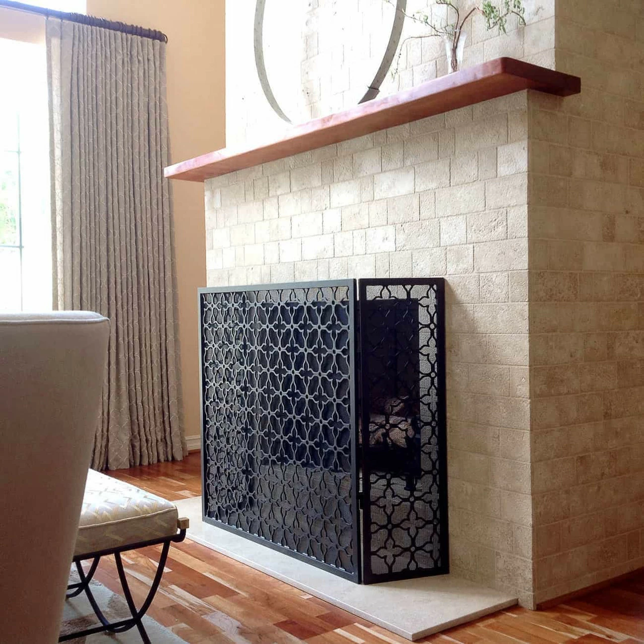 Batista - Standing Fireplace Screen - #11 4 Batista - Standing Fireplace Screen - #11 - Image 2