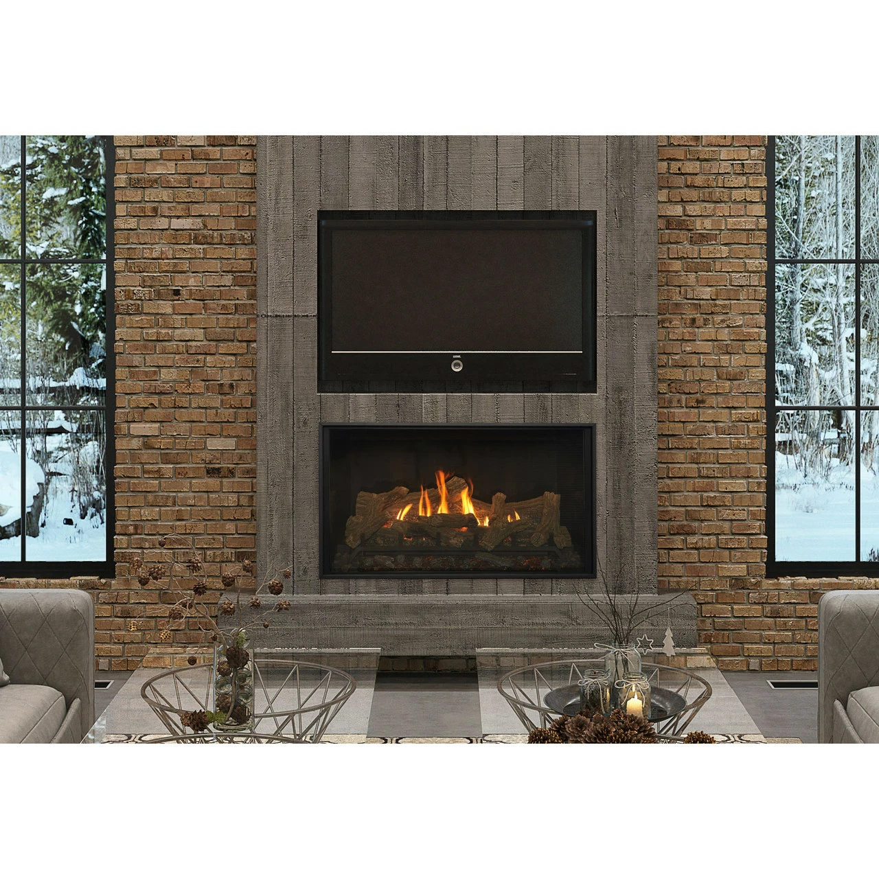 Bellingham 52 Rectangular Gas Fireplace - Kozy Heat 3 Bellingham 52 Rectangular Gas Fireplace - Kozy Heat