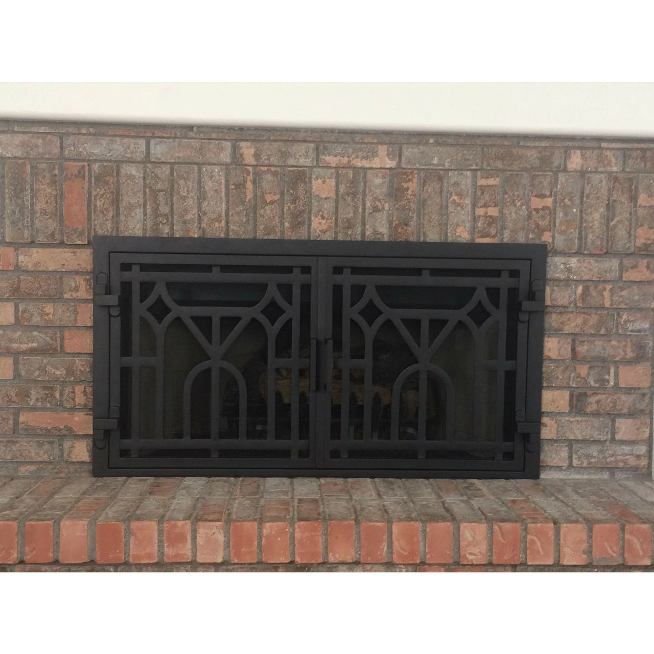 Belvoir Rectangular Fireplace Door - Wrought Iron 4 Belvoir Rectangular Fireplace Door - Wrought Iron - Image 2