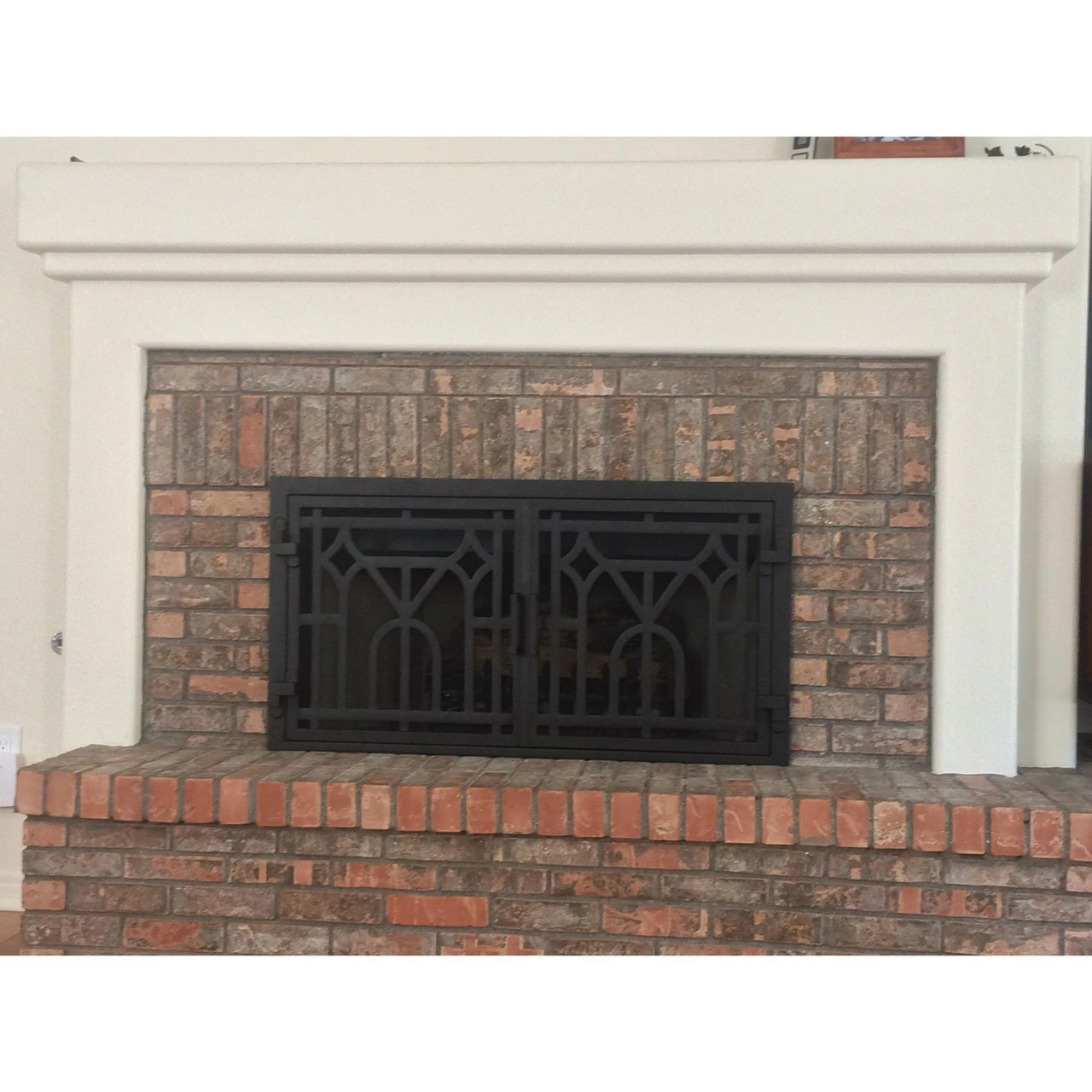 Belvoir Rectangular Fireplace Door - Wrought Iron 3 Belvoir Rectangular Fireplace Door - Wrought Iron