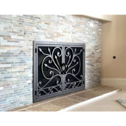Big Sur Rectangular Fireplace Door - Wrought Iron 8 Big Sur Rectangular Fireplace Door - Wrought Iron -AMS FIREPLACE Sales big sur 5 01 web 33258.1581636005