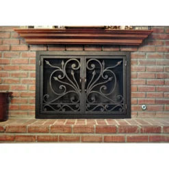 Big Sur Rectangular Fireplace Door - Wrought Iron 9 Big Sur Rectangular Fireplace Door - Wrought Iron -AMS FIREPLACE Sales big sur 5 07 web 74716.1581636005