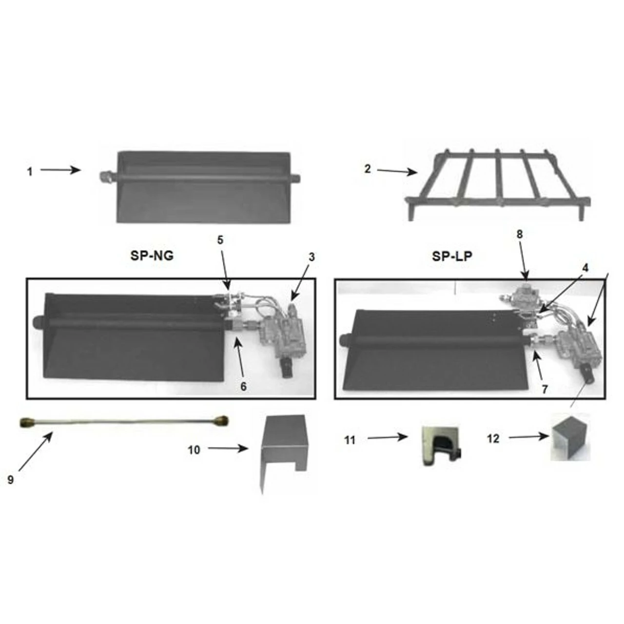 18" Safety Pilot Hearth Kit For See-Through Fireplaces (Liquid Propane) | Majestic 4 18" Safety Pilot Hearth Kit For See-Through Fireplaces (Liquid Propane) | Majestic - Image 2