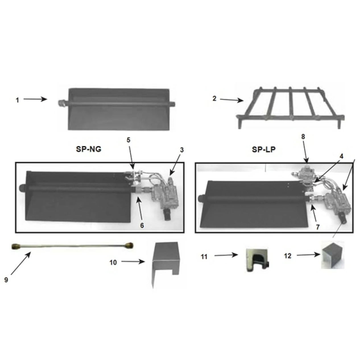 18" Safety Pilot Hearth Kit Burner For See-Through Fireplaces (Natural Gas) | Majestic 4 18" Safety Pilot Hearth Kit Burner For See-Through Fireplaces (Natural Gas) | Majestic - Image 2