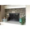 Cenote Rectangular Fireplace Door - Wrought Iron 2 Cenote Rectangular Fireplace Door - Wrought Iron -AMS FIREPLACE Sales cenote 39 fireplace door web1 93278.1574814338