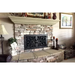 Classic Rectangular Fireplace Door - Wrought Iron -AMS FIREPLACE Sales classic 1 05 web 14801.1582137183