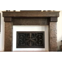 Classic Rectangular Fireplace Door - Wrought Iron -AMS FIREPLACE Sales classic 1 06 web 37844.1582137181